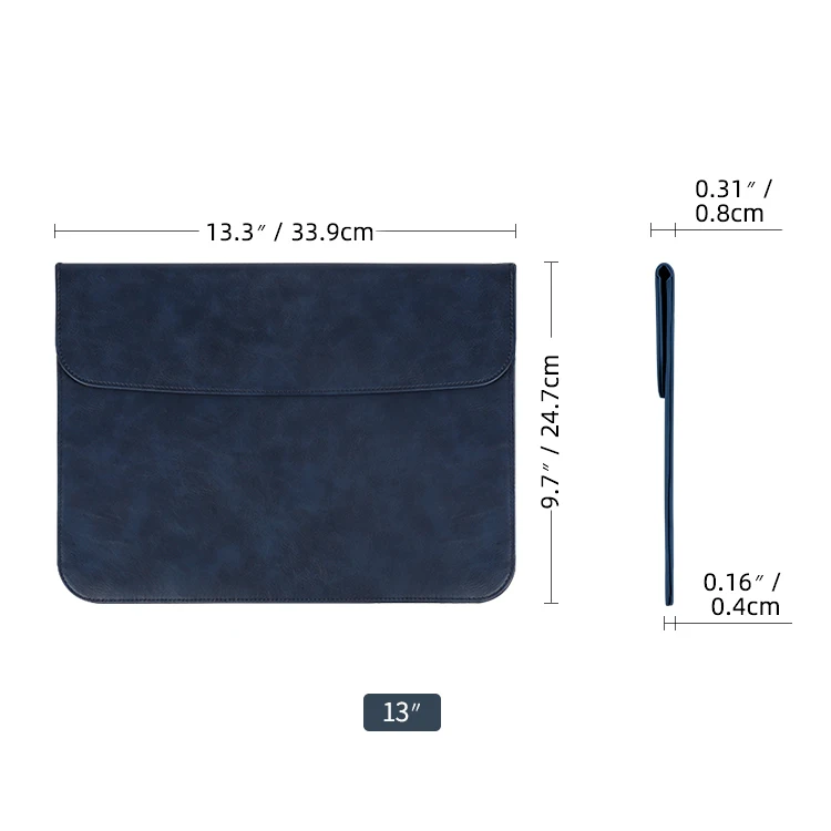 2021 new PU leather laptop bag for MacBook Air 11.6 12 13 15 inch protective case customisable waterproof laptop case sleeve