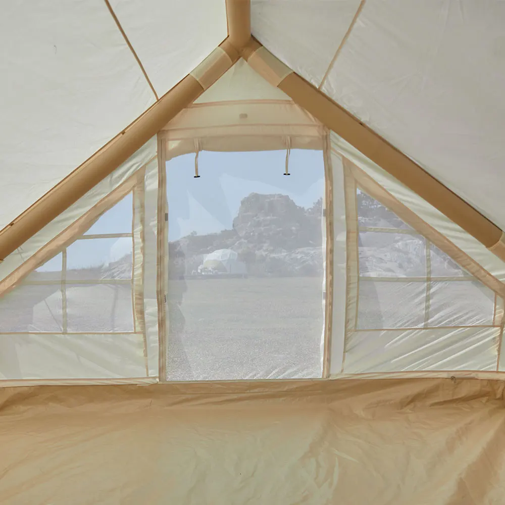 4 Season Oxford Cloth Waterproof Glamping Family Travel Event Camp Airtight Pump Blow Up Tents Inflatable Tent Outdoor Camping