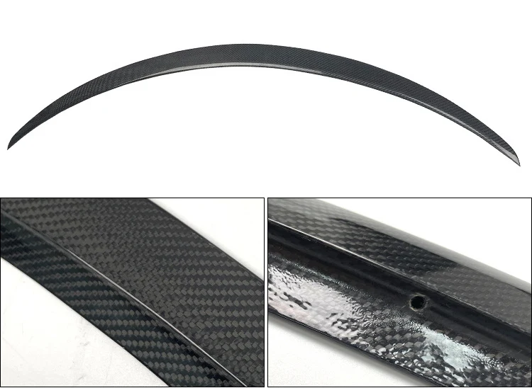 100% настоящий спойлер из углеродного волокна для Tesla модели Y 2023 спойлер крыла БАГАЖНИКА АВТОМОБИЛЯ оригинальные Высокопроизводительные Аксессуары для экстерьера