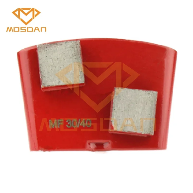 Mosdan Metal Bond Double Square Floor Diamond Grinding Block Disc Blade Shoe Tools