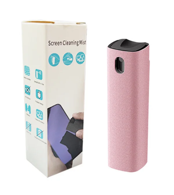 2 In 1 Phone Screen Cleaner Spray Computer Screen Dust Removal Set Cleaning Artifact Withcleaning Liquid