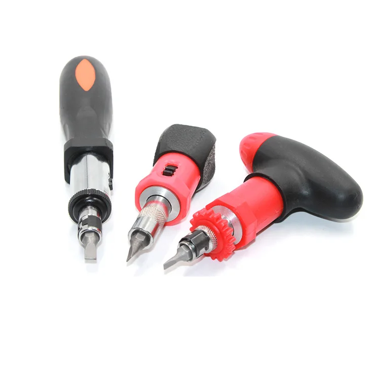 1/4 inch Magnetic Mini Ratchet Phillips flat torx Screwdriver Bit Set