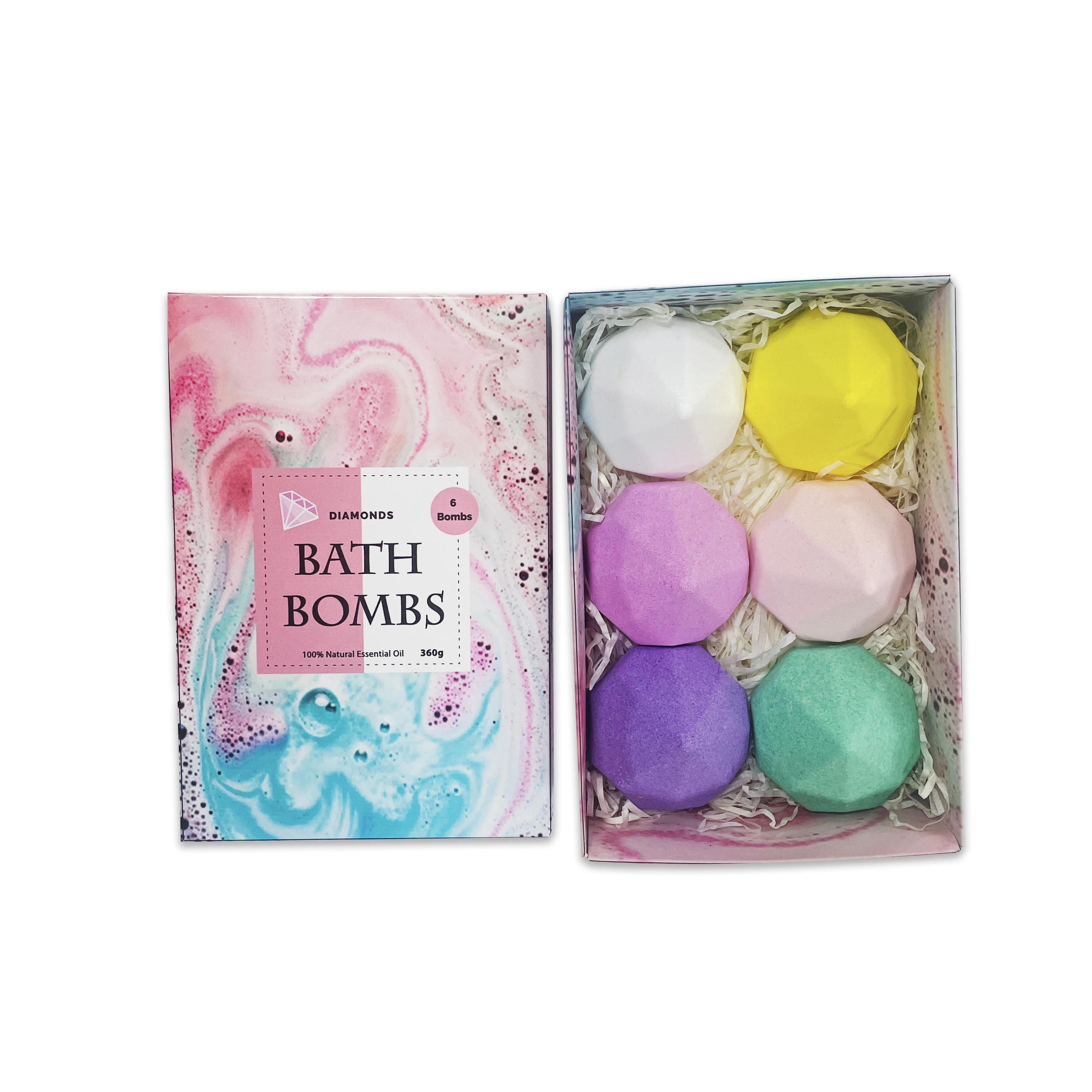 OEM Wholesale Natural Set Floral Essential Oil Soap Bath Fizzer Bubble Home SPA Bathbombs Skincare Moisturize Bath bombs