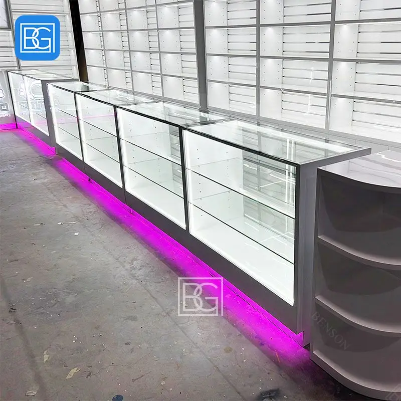 Display Showcase Cabinet Smoke Shop Glass Cabinet Display Case Cigarette Shelf Shop Smoke Shop Tobacco