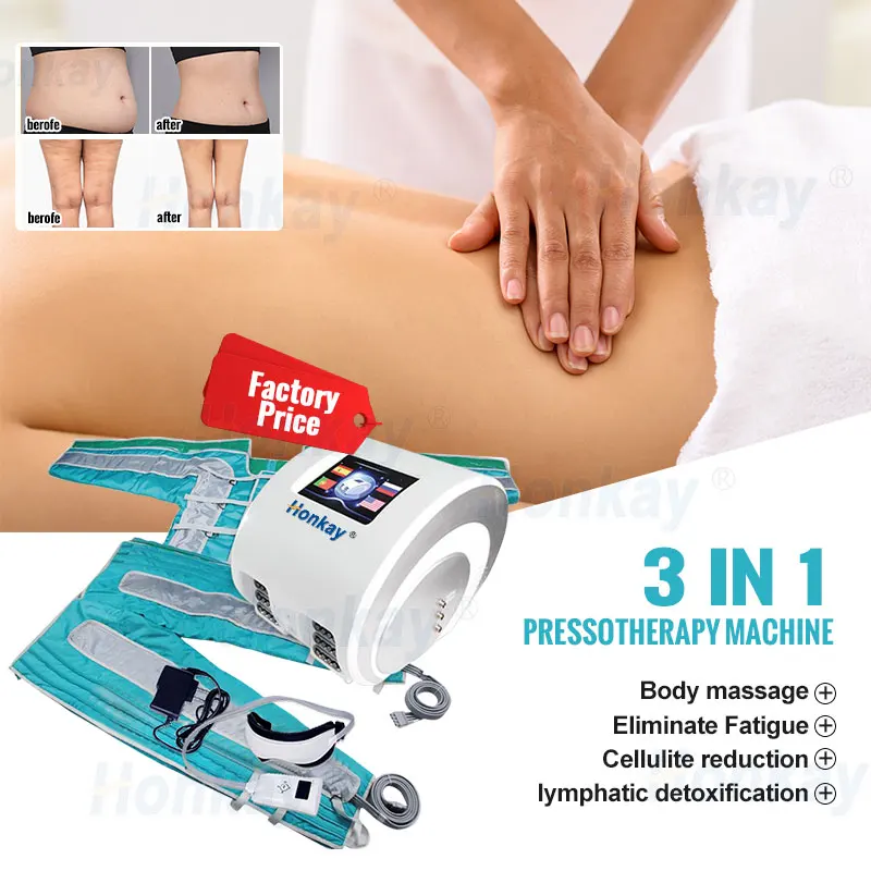 Hot pressoterapia presoterapia profesional leg compression lymphatic drainage professional infrared pressotherapy 3 in 1 machine