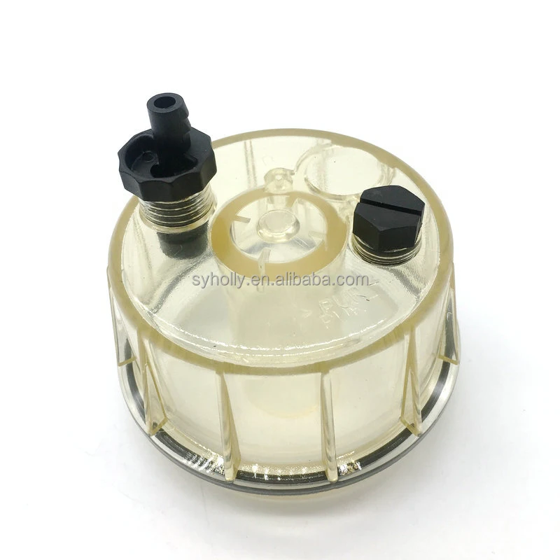 Diesel Trucks Fuel Water Separator Filter Cup Plastic Bowl For R120P R120T