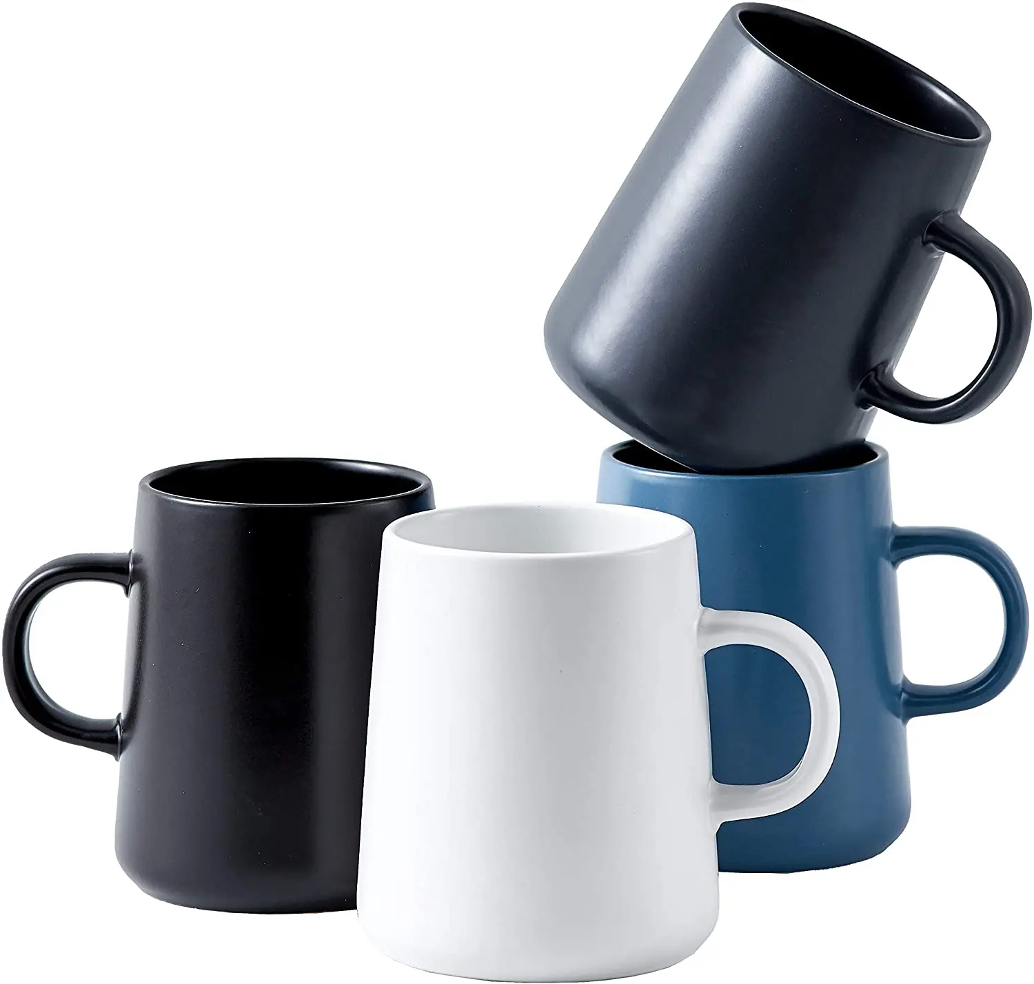 Matte Color Black Ceramic Coffee Mug