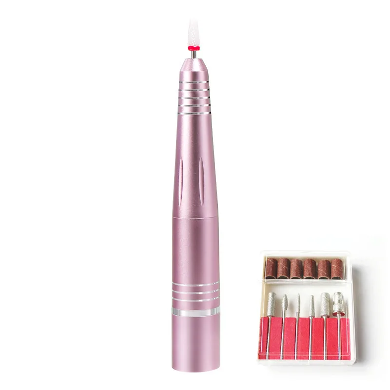 New Design Type C Electric Nail Drill Machine Pedicure Manicure Drill Set Mill Cutter Set Nail File 30000RPM Polishing Equipment