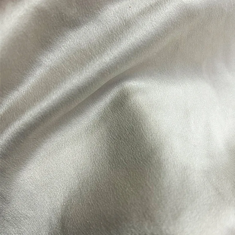 Black 97% Silk 3% Spandex 16mm Spring Elastic Satin Dyeing Solid Clothing Fabric Silkworm Fabrics for Women Dress Wedding