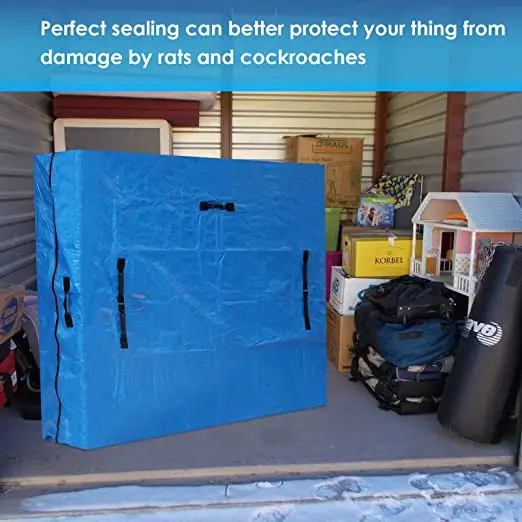 Сумка на матрас для путешествий и хранения, очень толстый защитный матрас с ручкой, многоразовый сверхпрочный водонепроницаемый чехол