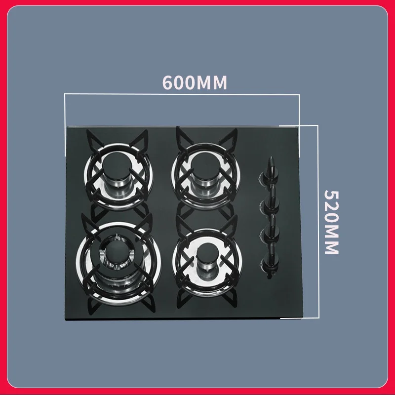 Cooking electric ignition China Hot Selling Tempered Glass Gas Hob Good Quality 5 Sabaf burner Smart Cooktops Built in Gas Stove