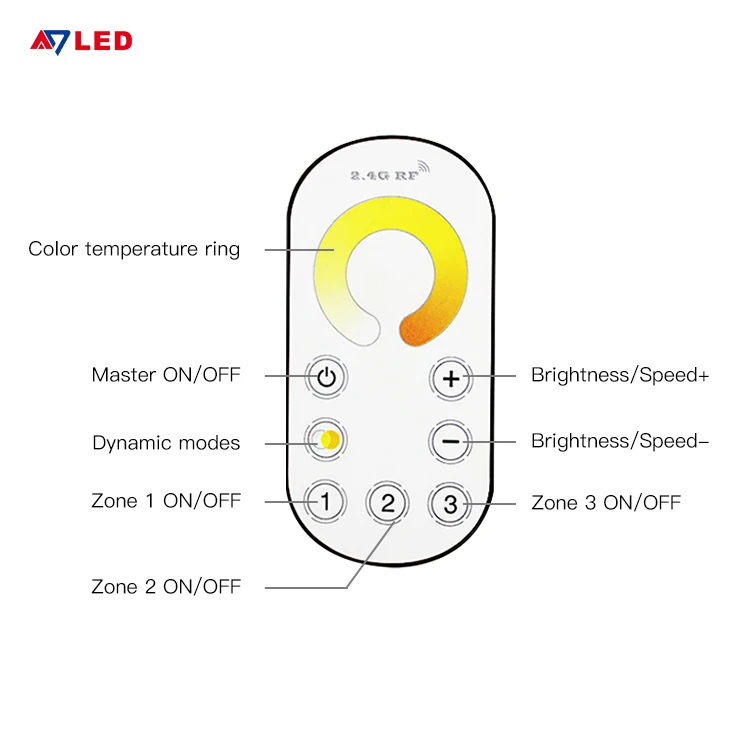 Hot sell Ultra-thin Touch controller color-temperature version for led strip light
