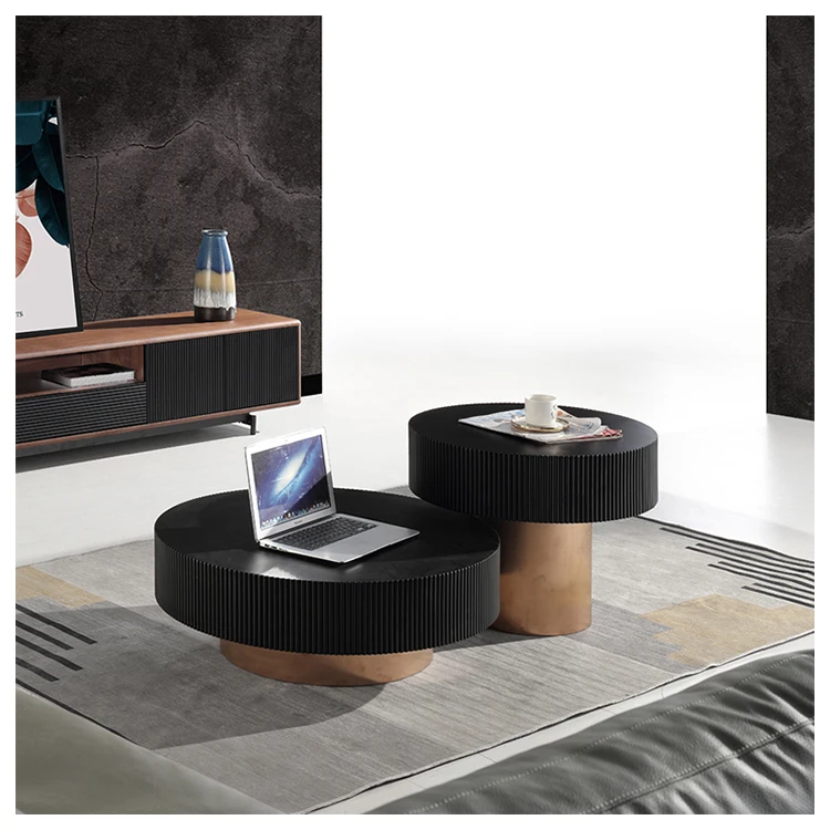 Скандинавская современная домашняя мебель SK1905A, прочный журнальный столик из натурального дерева