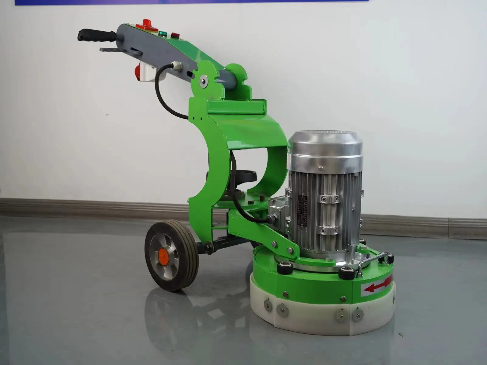 Super promotion Epoxy floor high efficiency concrete grinder machine with dust vacuum 320mm for marble