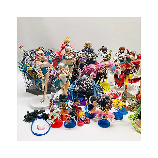Toy hot sell wholesale custom bulk action figures cartoon anime