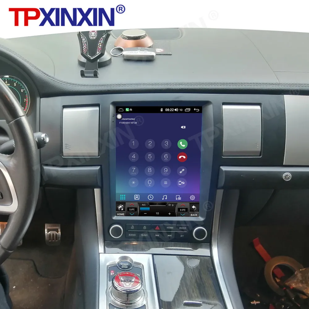 For XF 2004 2005 - 2015 Car Radio 128GB Tesla Screen Android Multimedia Player GPS Navigation Audio