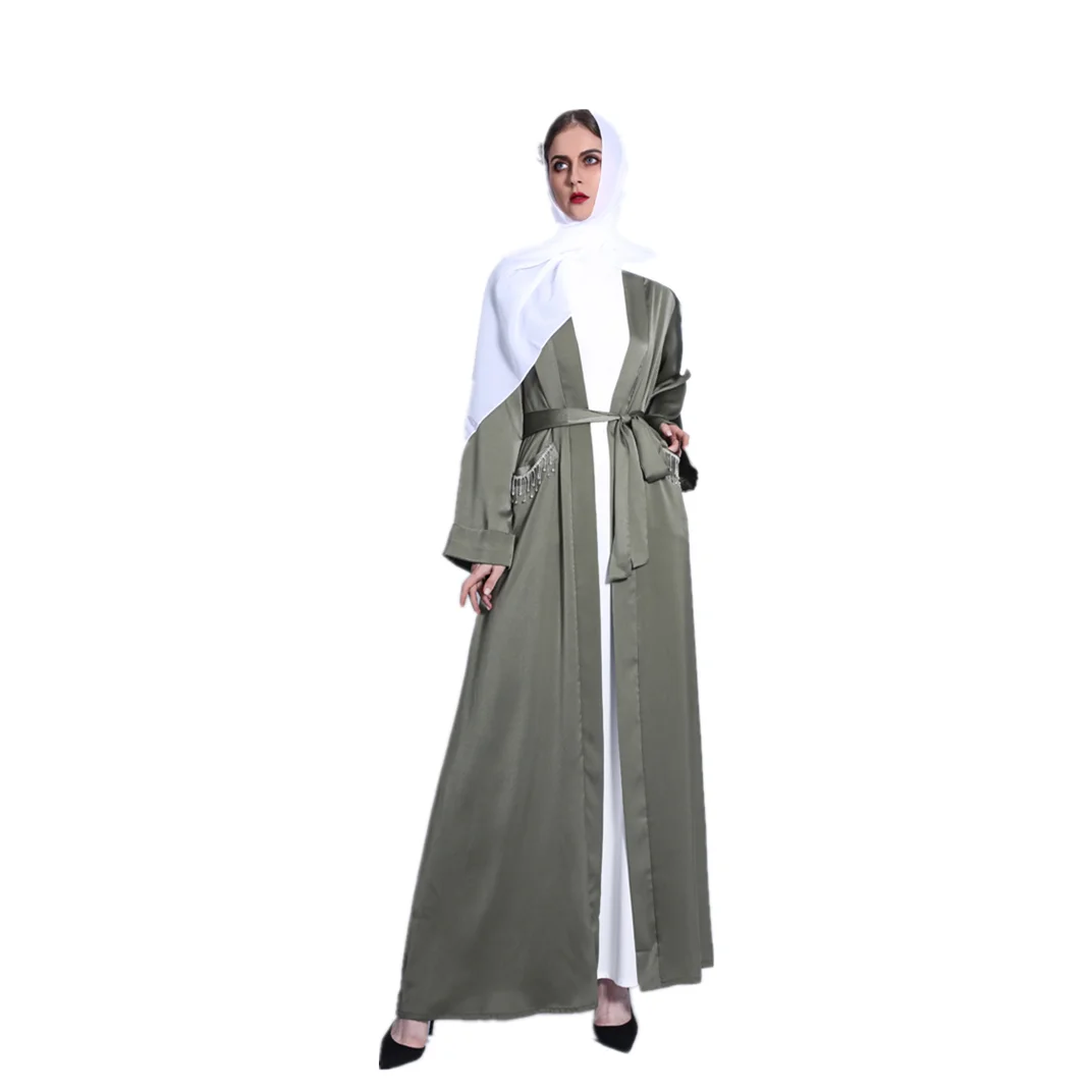 Abayas 2021 Abaya Дубай мусульманское платье открытые из Дубая