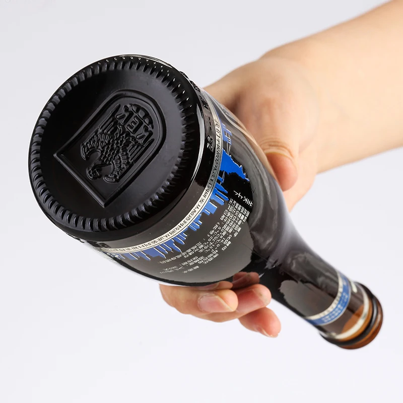 wholesale empty beer bottles 250ml 330ml 500ml 650ml 1 liter brown amber  glass beer beverage bottle