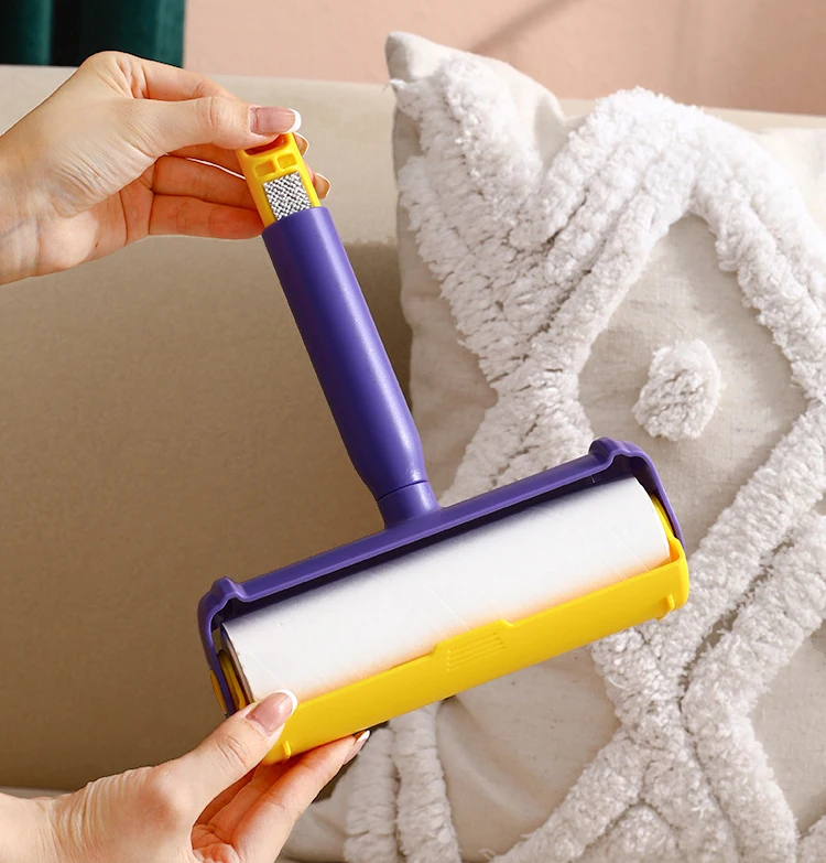 Highly Adhesive Bed Lint Roller  /Disposable Dust Lint Roller for Clothes and Carpets