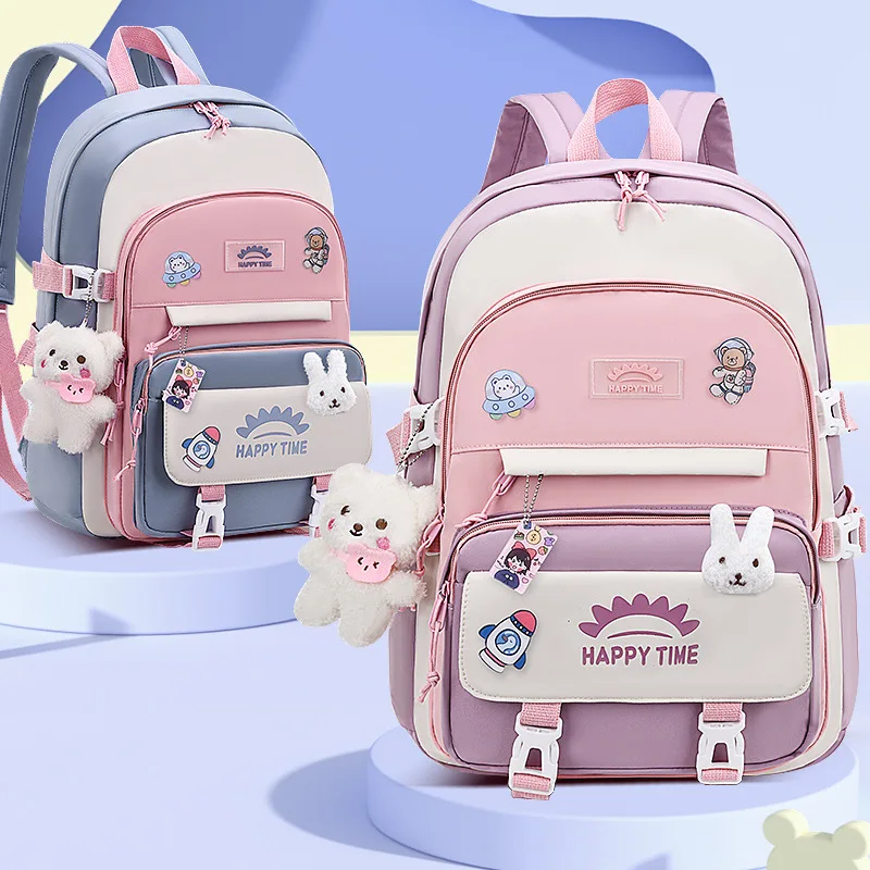 Wholesale New Arrival Cartoon Cute Kids School Bags Teen Girl School Backpack
