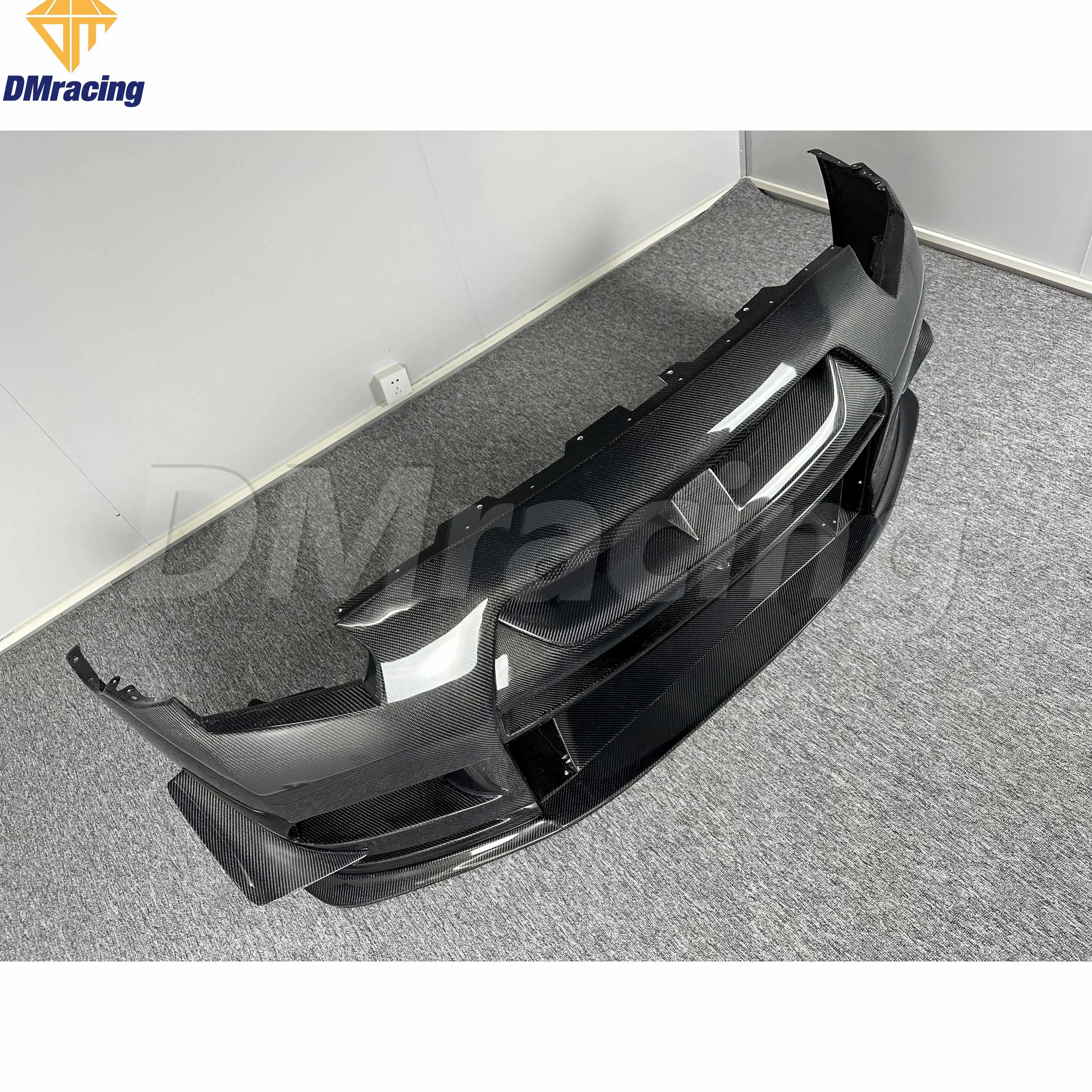 TOP RACING STYLE FULL CARBON FIBER FRONT BUMPER BODY KIT FOR NISSAN GTR R35 2008-2016