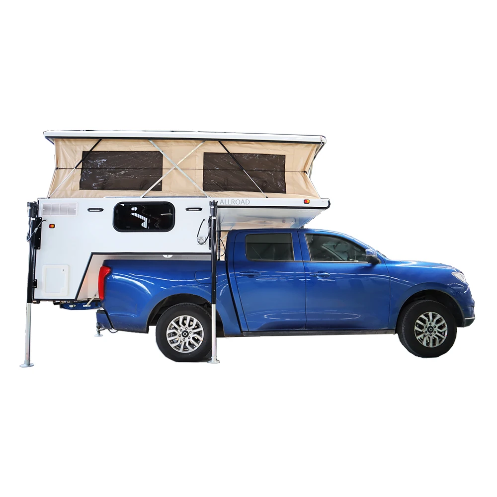Slide In Pickup Camper Truck 8 Foot Light Pop Up truck camper Popup Camper For Truck