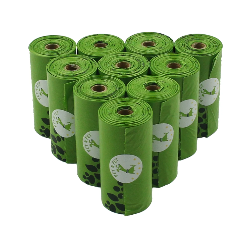 
Factory Supply Pet Portable Bag Carrying Bag Outdoor Activity Earth-friendly Biodegradable Dog Poop Bags 