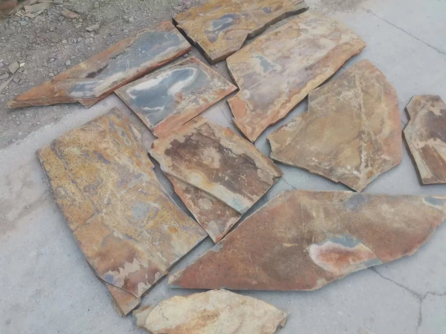 Irregular Slate Stone for Garden and Square Flooring Paving Stone