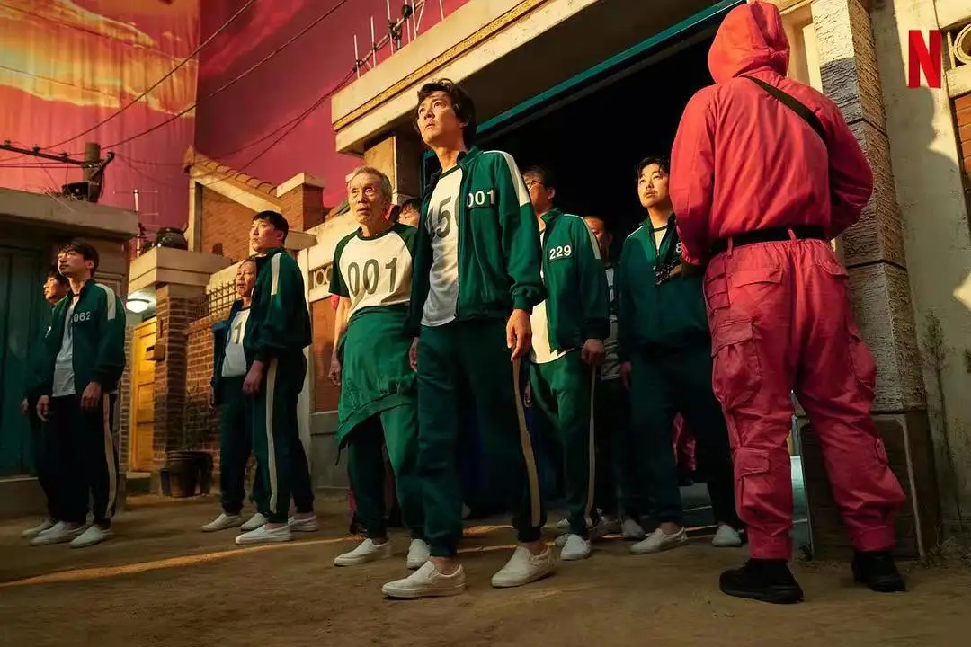 Popular Hot Stock Squid Game Outfit Halloween Adults Children 2021 Korean TV & Movie Cosplay Squid Game Suit Squid Game Costume