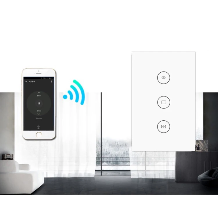 Ce Approved Tuya Smart Life Home Wifi Smart Curtain Switch