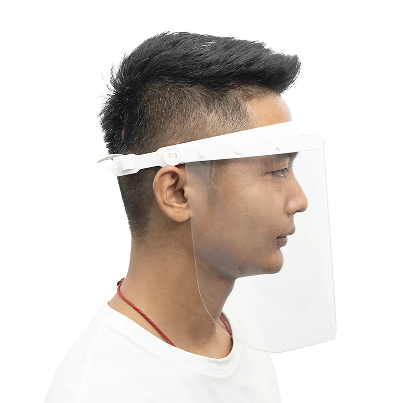 Transparent Anti Fog Face Shield Custom Color Safety