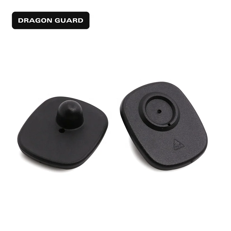 DRAGON GUARD T002 Shop Loss Prevention 8.2MHz RF EAS System Square Hard Tag