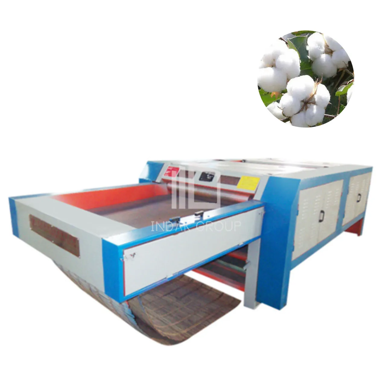 Electric cloth loosening chemical fiber cotton flowering machine