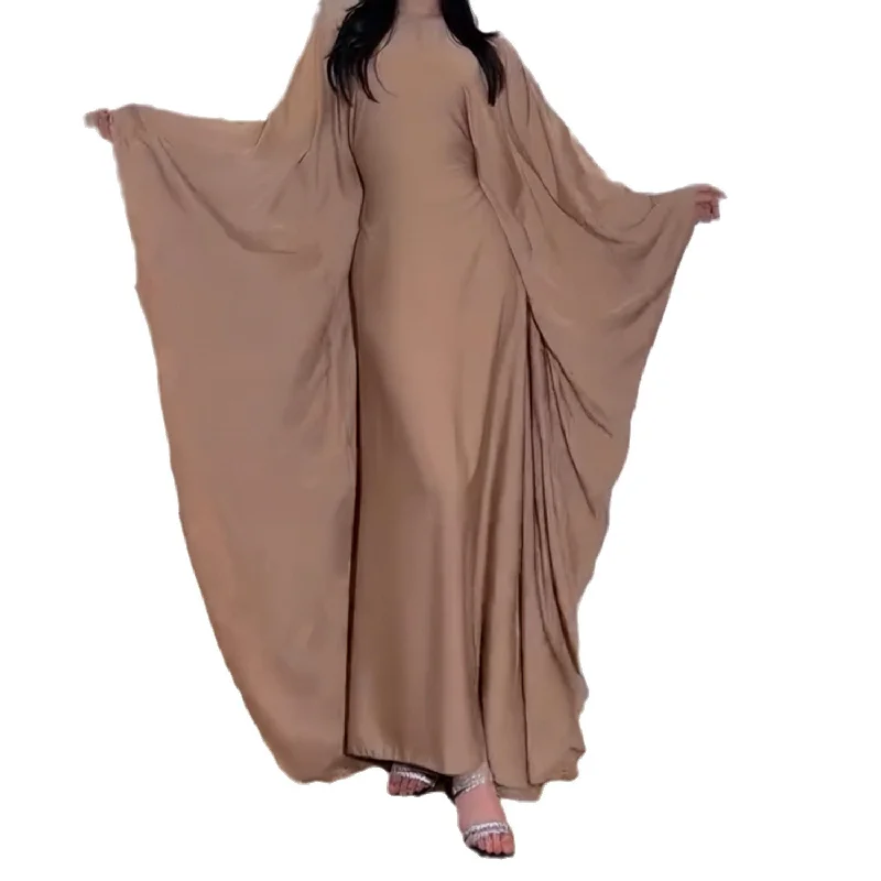 2024 Dubai Spring Summer Party Flash Shiny Cloth Dress Robe Lr816 Abaya Women Muslim Dress