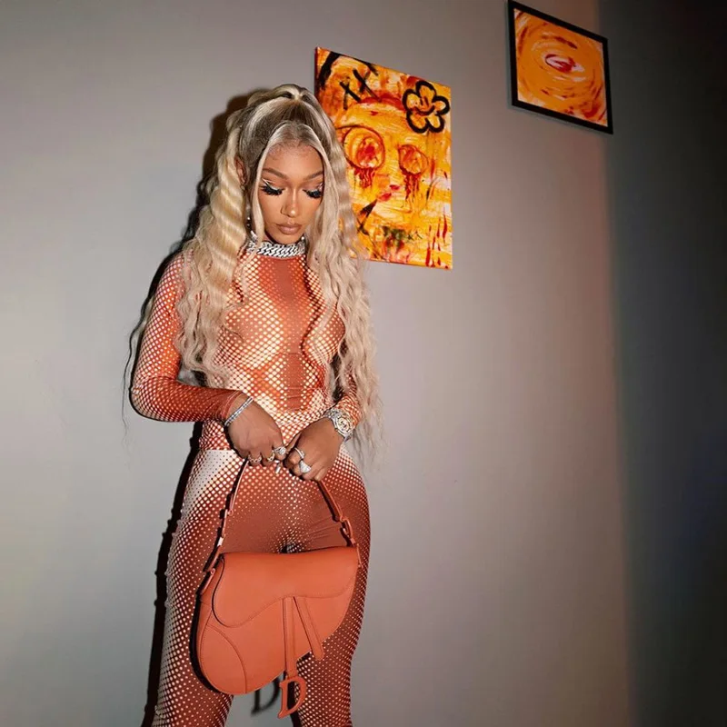 New Winter Digital Printed Long Sleeve Skinny Pants Two Piece Set Clothing Vendors For Boutiques