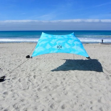 2023 Роскошная легкая в установке Высококачественная эластичная Пляжная палатка из микроткани