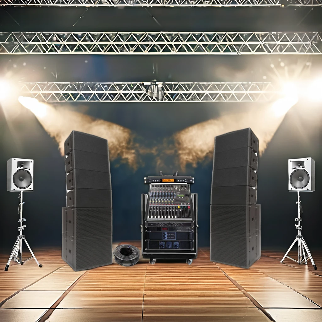 High Quality 10-Inch Single Audio Sound Equipment Two-Way Passive Line Array 18' Subwoofer Amplifier Speaker Professional Audio