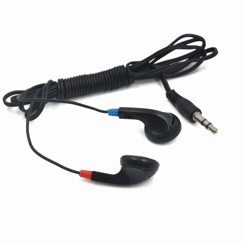 
2021 Amazon Top Seller 100% QC check Model JIND-130 cheapest disposable Aviation earphone 