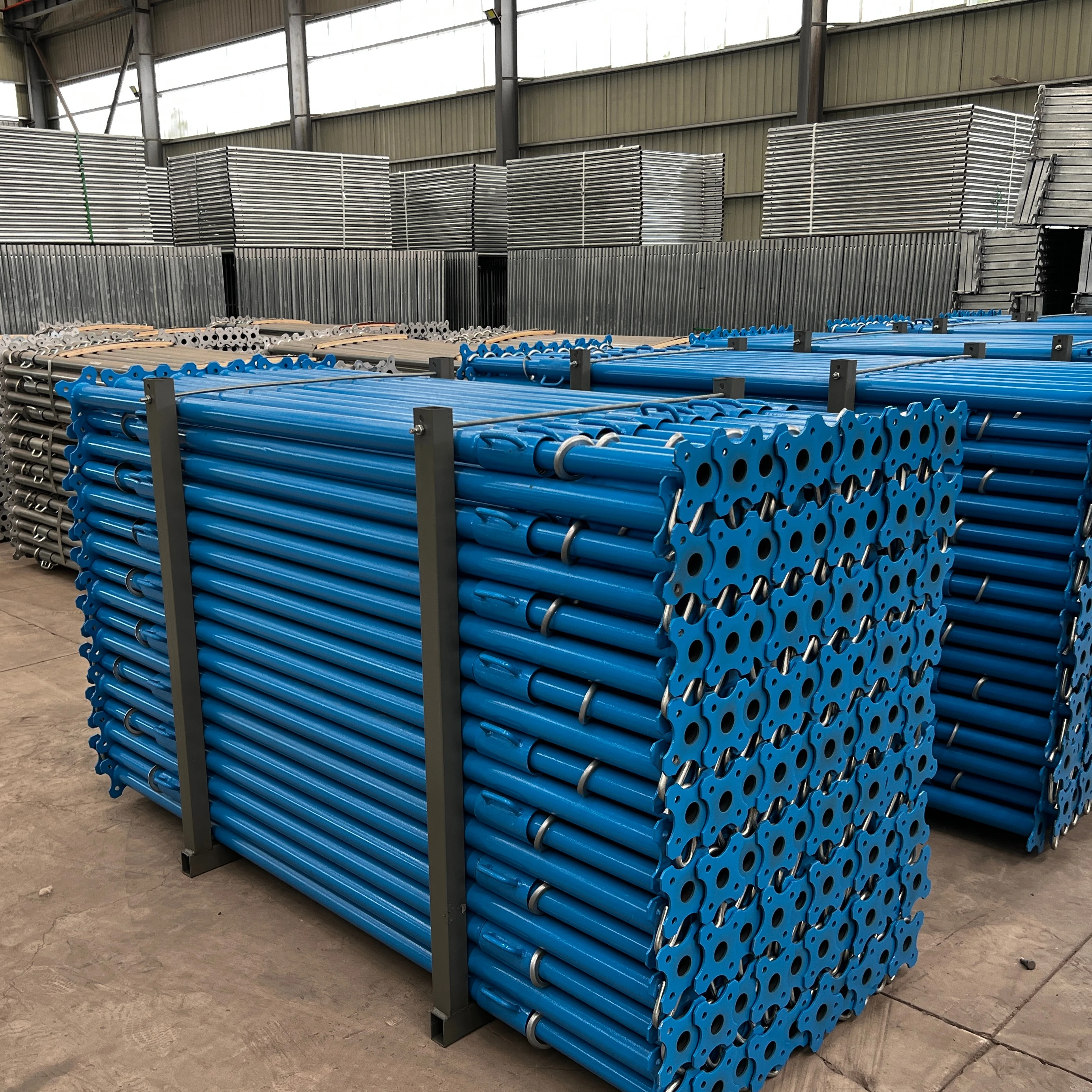 Height telescopic metal props scaffolding jack concrete slab push pull rod steel shoring props