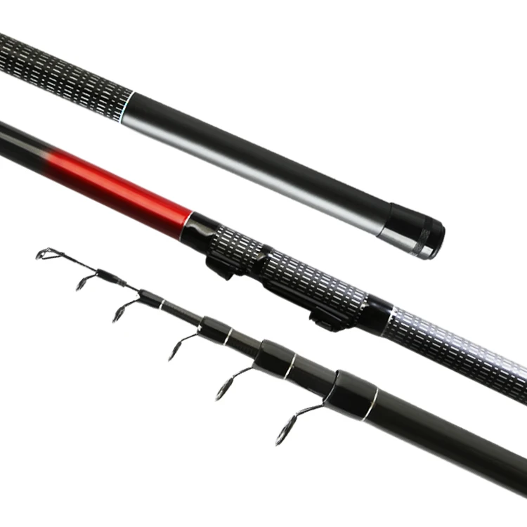 Newbility 24T high carbon fishing rod 5m seawater telescopic fishing rods canas de pescar telescopic pole