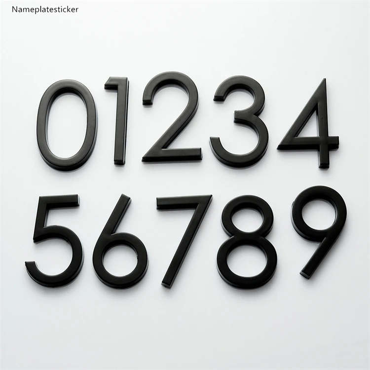 Customized Car Logo Adhesive Badge Shiny Chrome Emblems Embossed Metal Sticker for car