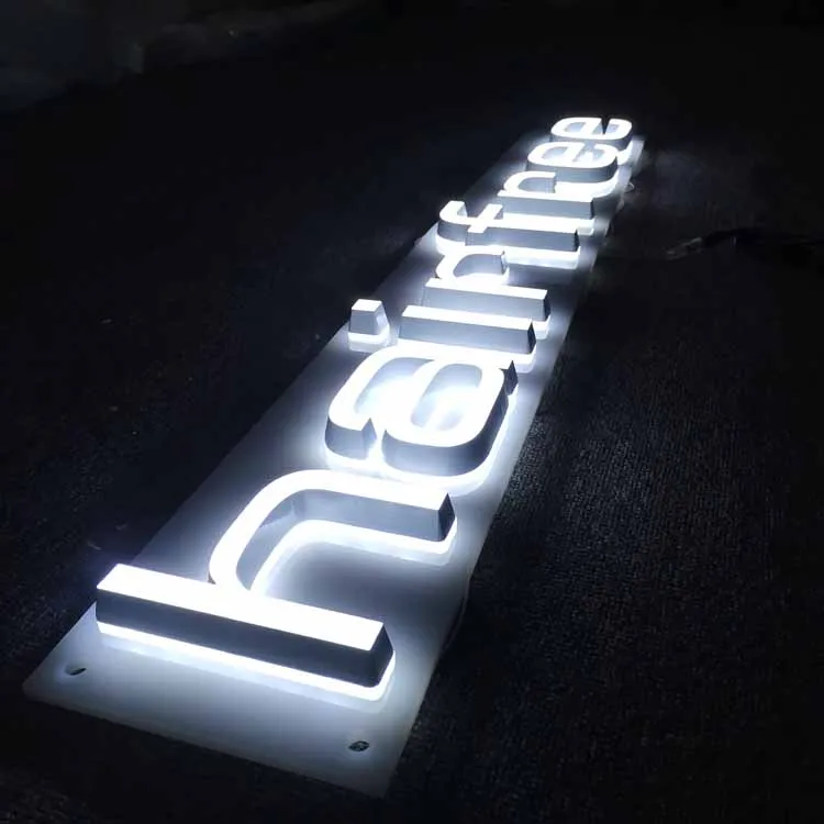 exterior sign outdoor advertising sign shop signboard 3d led acrylic letter