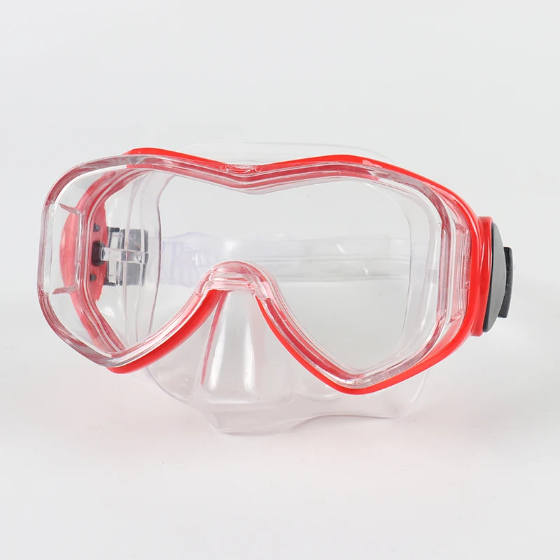 2022 Professional diving equipment snorkel set silicone strap pc lens diving mask with pvc snorkel tube