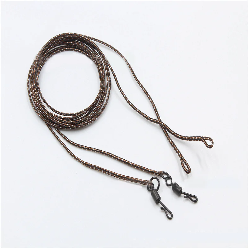 80cm 2 Colors Braided Leadcore Carp Fishing Leader Line Fishing Rigs