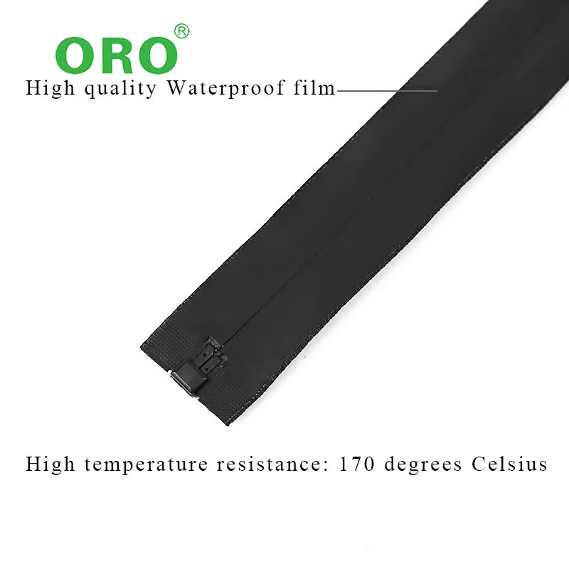 Custom 5 Nylon Waterproof Rubber Zipper Printed Logo Water Repellent Zipper Tpu Waterproof Zipper