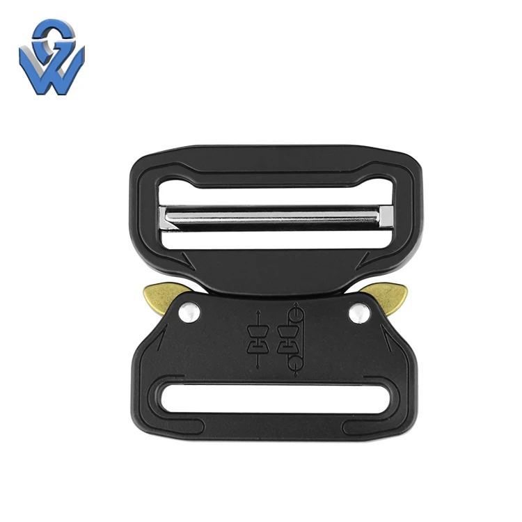 47mm Wide Size  Factory Price Metal Quick Side Release Buckle Adjustable Heavy Duty Training Tactical Belt  Buckle