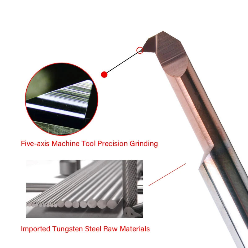 Internal Threading Tool MTHR 55/60 Range Teeth Quick Change Tiny Bore Cutter Tungsten carbide Mini Boring Bars