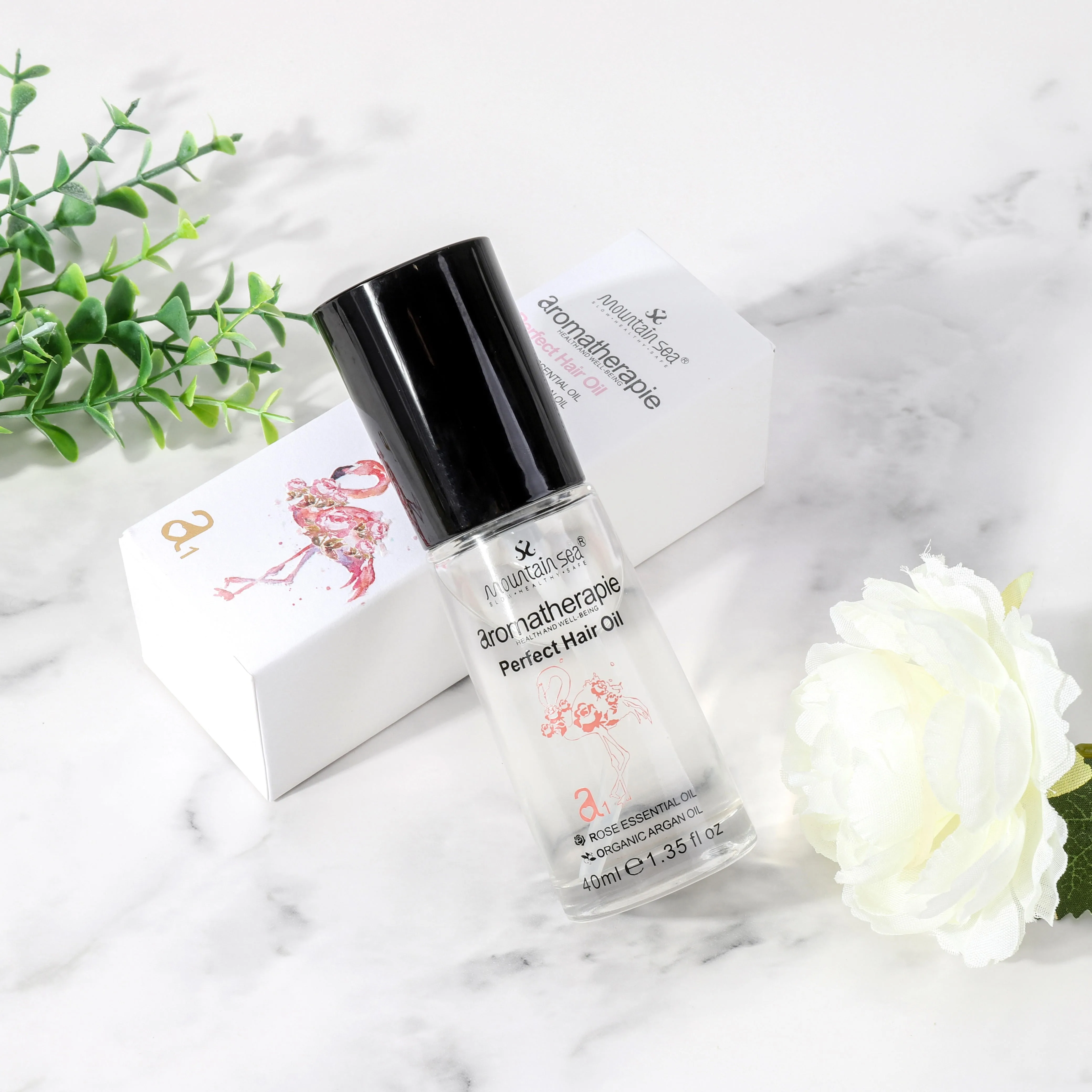 Private Label Mountain Sea Preservative Free Organic Argan Oil Hair Treatment Perfect Hair Oil