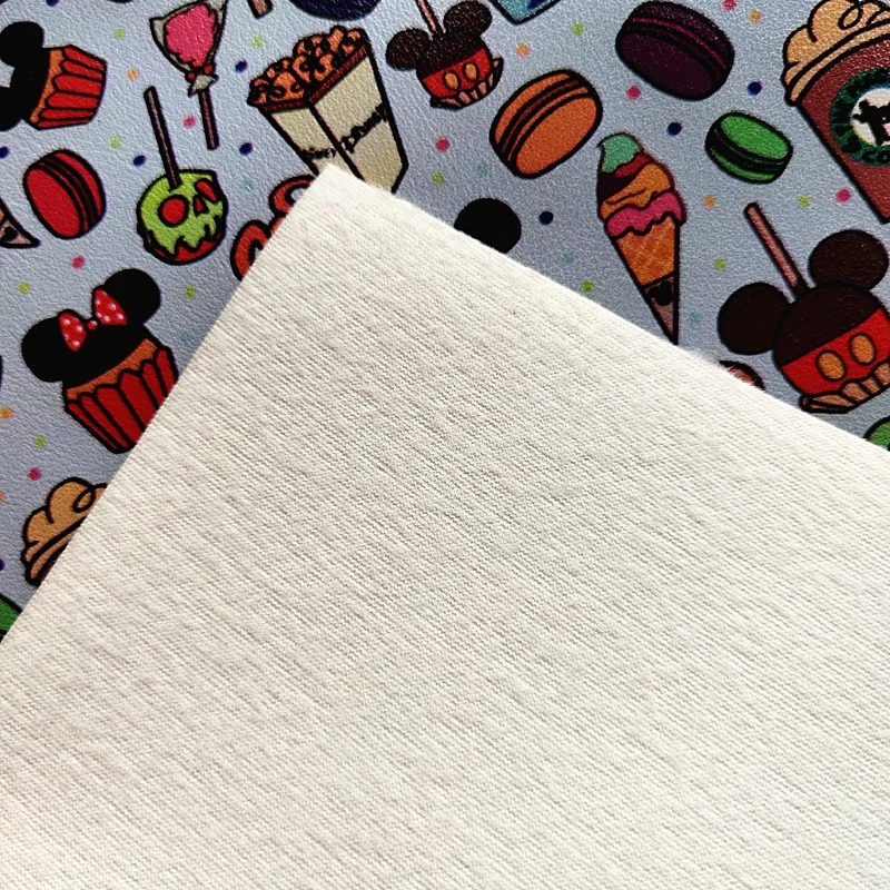 Fabfaiy Offer All Kinds Of Faux Fabric Leather Brand Custom Design Printed Vinyl Fabrics