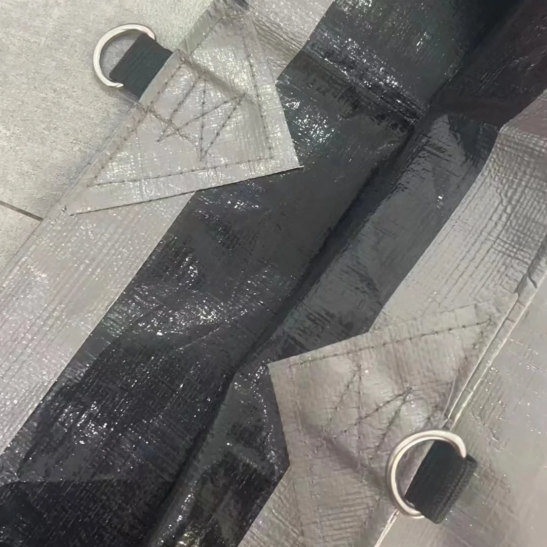 Million 40*40ft 120g black-silver cheap price waterproof laminated PE tarpaulin sheet for car truck boat cover